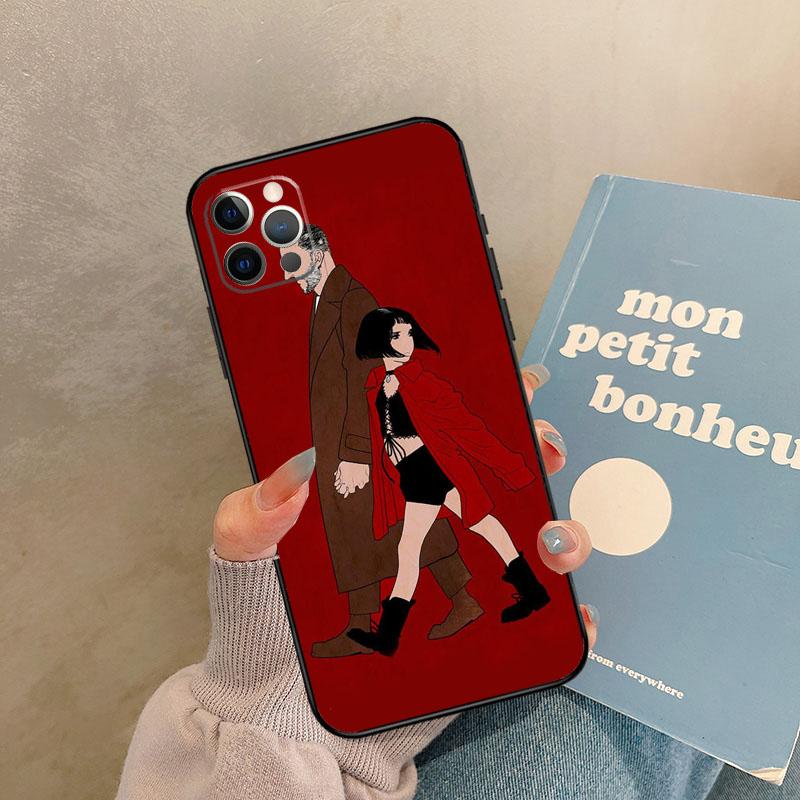 Retro Leon The Professional Case For iPhone 17 Air 16 15 14 13 11 12 Pro Max 13 mini XR 15 16 Plus 16e Back Cover Shell