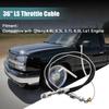 GXARTS 36" LS Throttle Cable Compatible With Chevrolet 1997-2007 LS1 Engine 4.8L 5.3L 5.7L 6.0L LS Swap Fuel Line Kit Carburetor Accelerator Cable