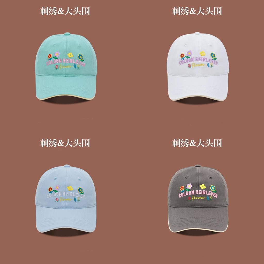 Womens Cotton Baseball Cap With Wide Brim And Adjustable Closure For Spring And Summer