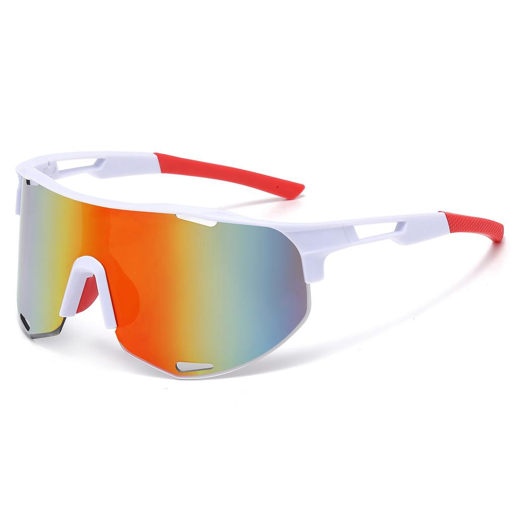 Colorful outdoor cycling half-frame sunglasses, sports sunglasses, unisex, for cycling and running