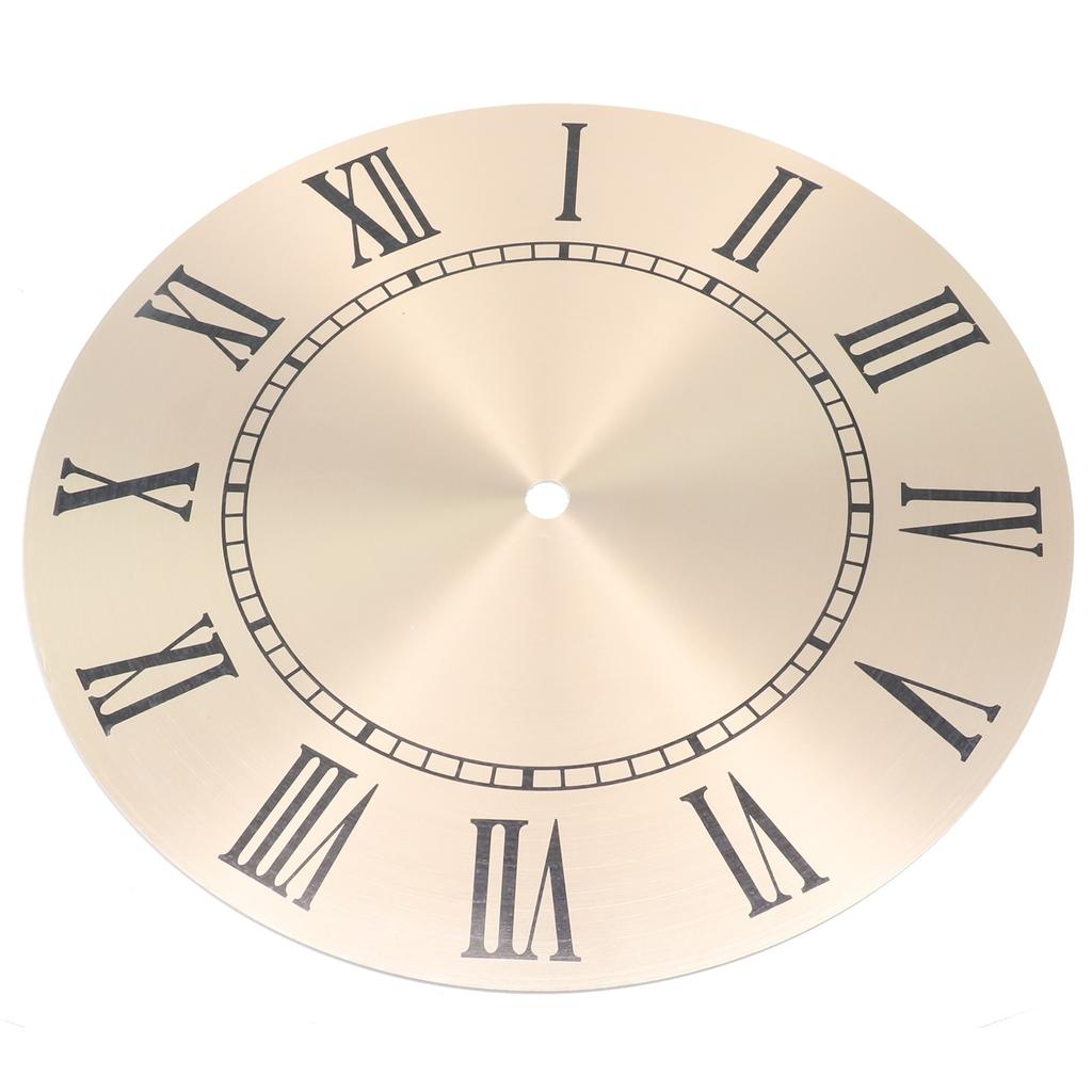 Алюминиевый циферблат часов DIY золотой фон снаружи 243MM