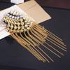 Long Chain Tassel Epaulette Classical Clothing Accessories Vintage Shoulder Brooch  Evening Party