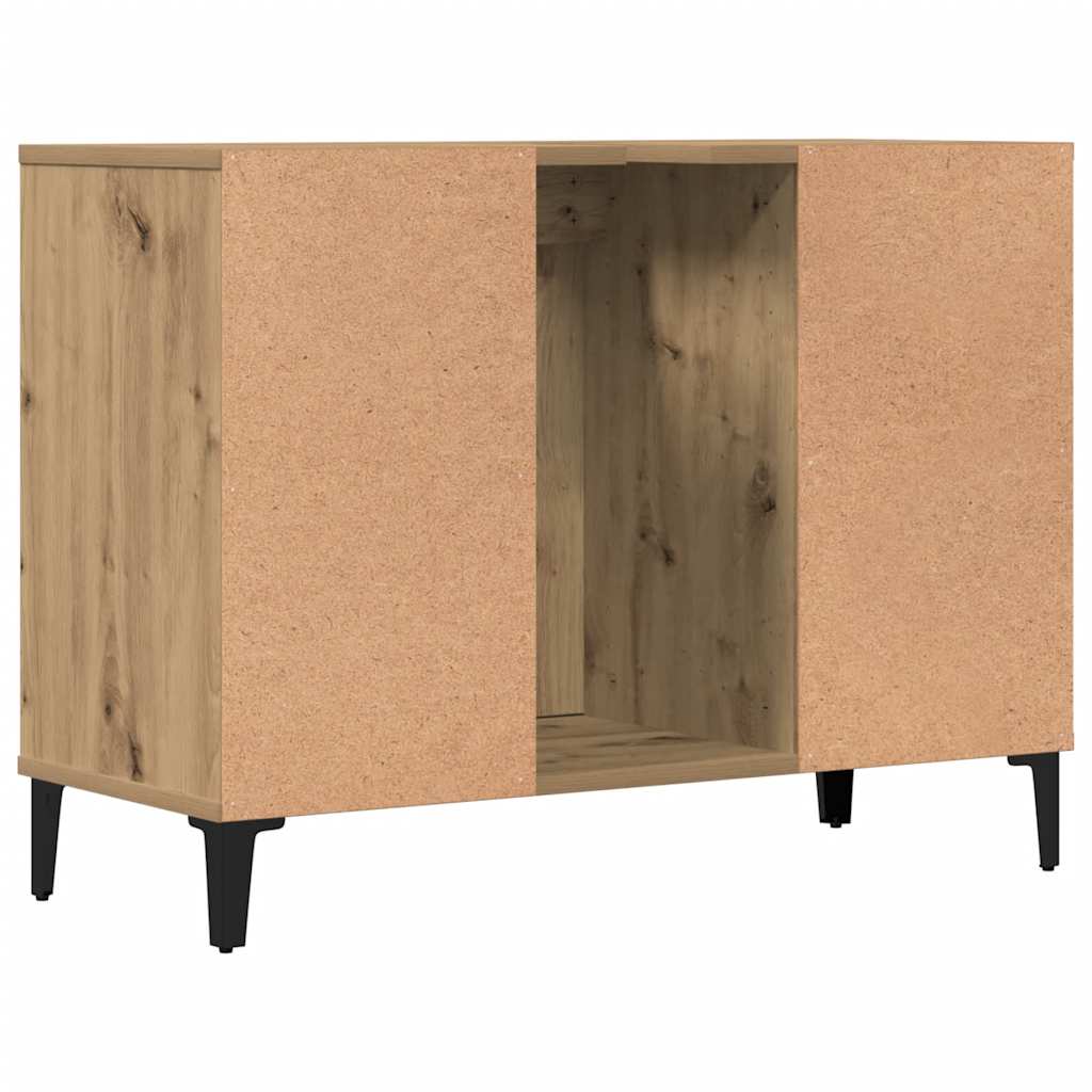 Artisan Oak Washbasin Cabinet 80 x 33 x 60 cm Particleboard