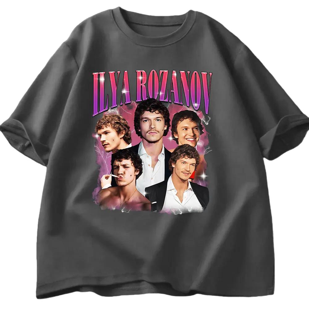 TV Heated Rivalry Ilya Rozanov Graphic Tshirts 2026 Summer New Cotton Mens Womens Clothing Luxury Fashion Street Wear Y2K