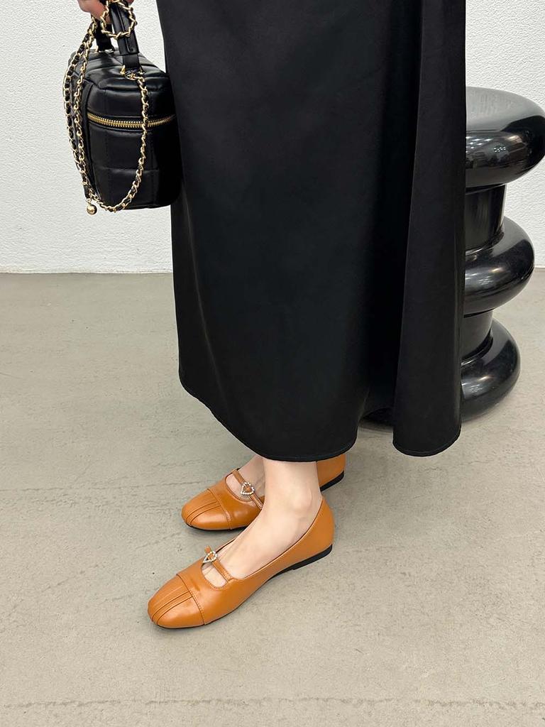 Модные женские лоферы с круглым носком, повседневные туфли-мюли, бежевые, коричневые, серебристые, черные 2024 г. Новые поступления, осенне-весенние туфли для балета