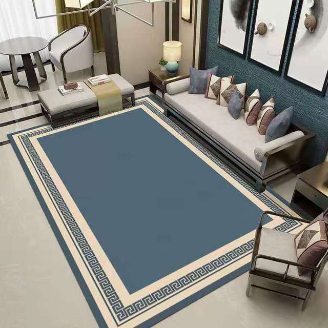 New Chinese -Style Living Room Large Area Non -Slip Carpet Printing Office Coffee Table Floor Mat Home Bedroom Study Floor Mat