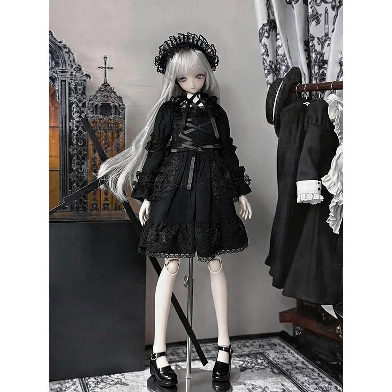 Bjd Doll Clothes 1/3 1/4 1/6 Scale Dolls Lolita Dress Skirt Set 30cm 45cm 60cm Fashion Outfit