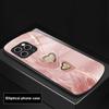 Янтарный Двойная Любовь Для iPhone 16 Pro Max 15 Pro 14 13 12 Mini 11 XS Max XR 7 8 Plu SE 2022 Эллиптический Стеклянный Чехол для Телефона