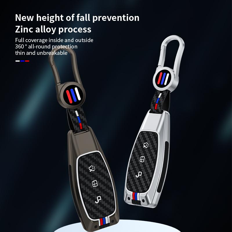 Чехол-оболочка для ключа автомобиля из цинкового сплава для Ford Transit Custom Mondeo Fiesta Kuga ST Line MK3 Focus 3 универсал Ecosport