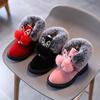 Winter New Children Snow Boots Flat Girls Princess Cotton Shoes Fashion Thick Short Boots Baby Boots