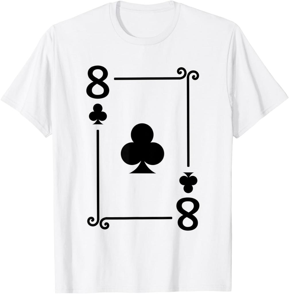 Playing Plum Blossom Cards Costume AceKQJ1098765432 Diamonds Card Poker TShirt Streetwear Graphic T Shirts