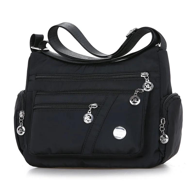 Women Cossbody Bag Waterproof Shoulder Bag Tote Casual Nylon Purse Handbag RFID Lightweight Messenger Bag