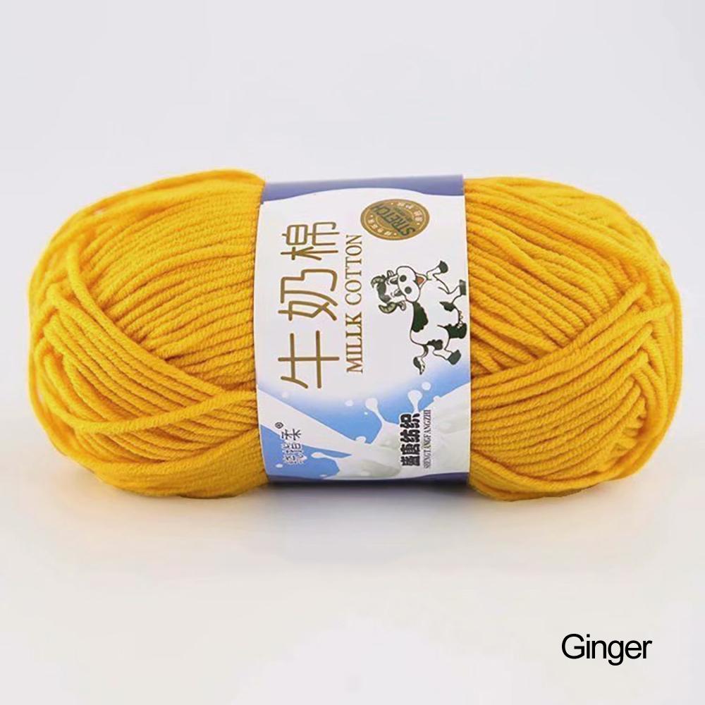 FEIJIEAST 50 г/рулон молочно-хлопковой пряжи, 5-слойная нить для ручного вязания, мягкие теплые хлопковые нитки «сделай сам», детская шерсть для ручного вязания крючком, пряжа