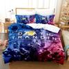 2024 Мультяшный Комплект Пододеяльника из 3 Предметов для Взрослых Мальчиков 3D Каваий Постельный Комплект Пододеяльник Постельный Комплект Покрывало Наволочка