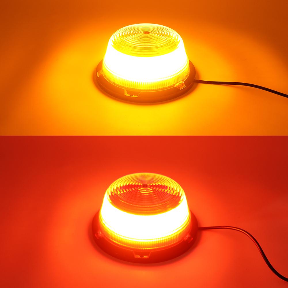 Car Truck Roof Top Warning Light Emergency 90 LED Strobe Light Flashing Beacon With Magnetic Base For Security Auto 12V 24V