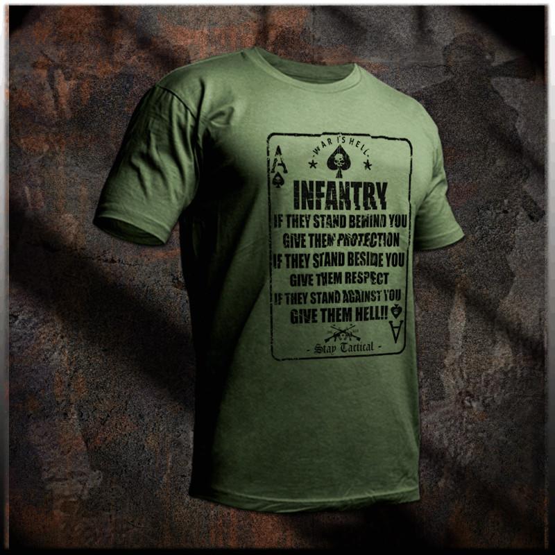 Infantry Infantryman If the stand give them protection or give them hell Unisex T-Shirt