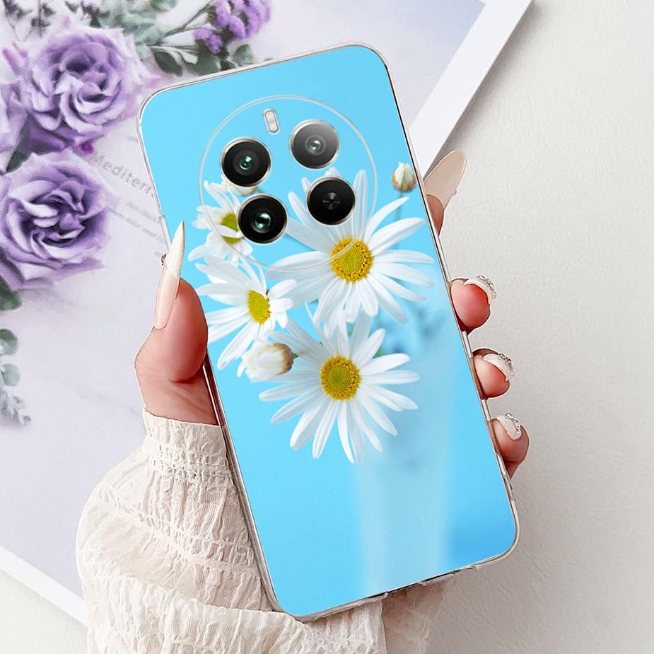 Чехол для Realme 12 Pro Plus RMX3840 Милый Кот Счастливая Рыба Кои Расписной Чехол Мягкий Тонкий Чехол для Телефона Для Realme 12 Plus Realme12 Pro+ Корпус