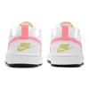 Nike Детские кроссовки Court Borough Low 2 GS White Sunset Pulse Light-Zitron Black BQ5448-108