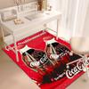 Christmas gift Halloween themed cola beverage Coca Cola carpet is suitable for living room and bedroom doormats office balcony decorative carpet V25