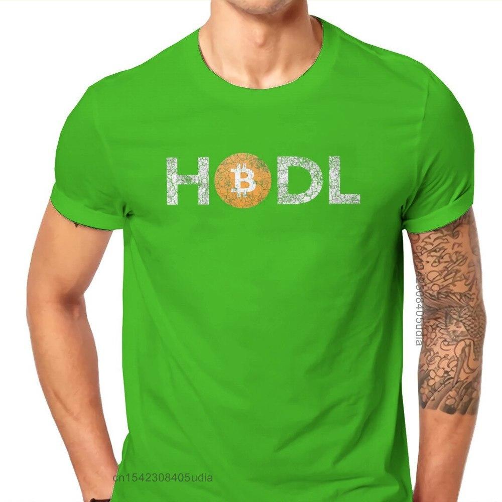 Bitcoin Cryptocurrency Meme Vintage Hodl T Shirt Vintage Goth Summer Loose Cotton Mens Camisa Streetwear Harajuku ONeck Tshirt