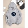 Womens Oversized Hoodie With Leopard Print Star Graphic Casual Streetwear Sweatshirt