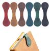 Magnetic Leather Bookmark Double-Sided Magnetic Buckle Magnet Clip Notebook Book Markers Page Divider Staionery Supplies
