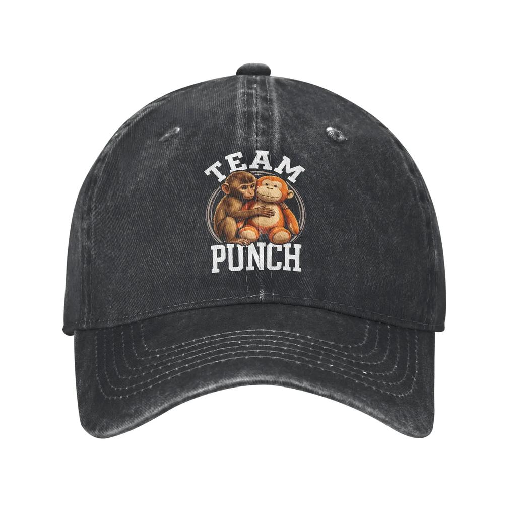 Summer Punch Monkey Baseball Cap Sun SunProof Design Washed Trucker Hat Unisex Women yk Cute Hunting Camping Snapback Cap