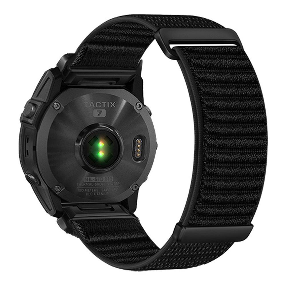 20mm Watch Band For Garmin Fenix 7S / 7S Pro / 6S / 6S Pro Two-Piece Magic Tape Nylon Woven Wrist Strap