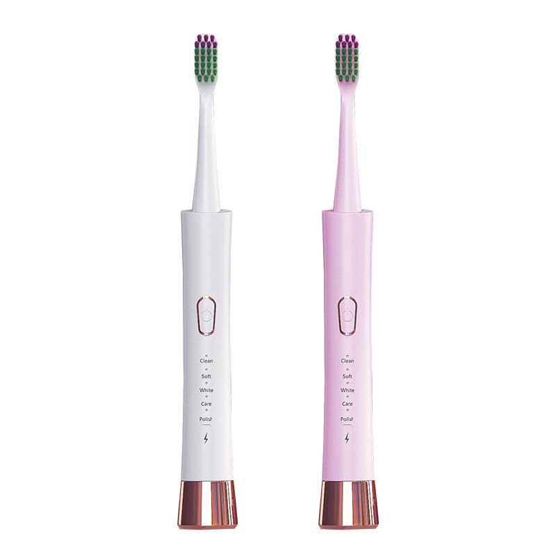 Новая электрическая зубная щетка для взрослых, мягкая электрическая зубная щетка с белой пудрой, модель для пар, семейный набор, электрическая