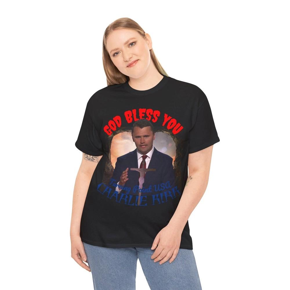Чарли Кирк Покойся с миром Трибьют Turning Point USA Патриотическая Унисекс S-4XL Унисекс Футболка
