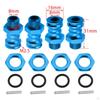 Car Wheel Hub Adaptor 4Pcs MM Metal Upgrade Parts for HPI HSP ZD CC0/8 Truck