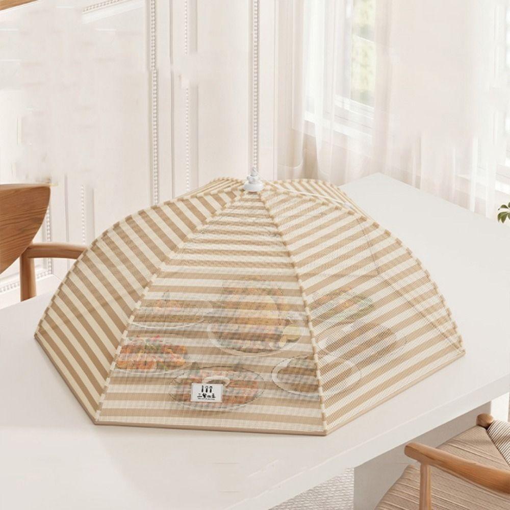 Anti-Mosquito Dish Covers Folding Food Preservation Cover Portable Mesh Food Cover Kitchen