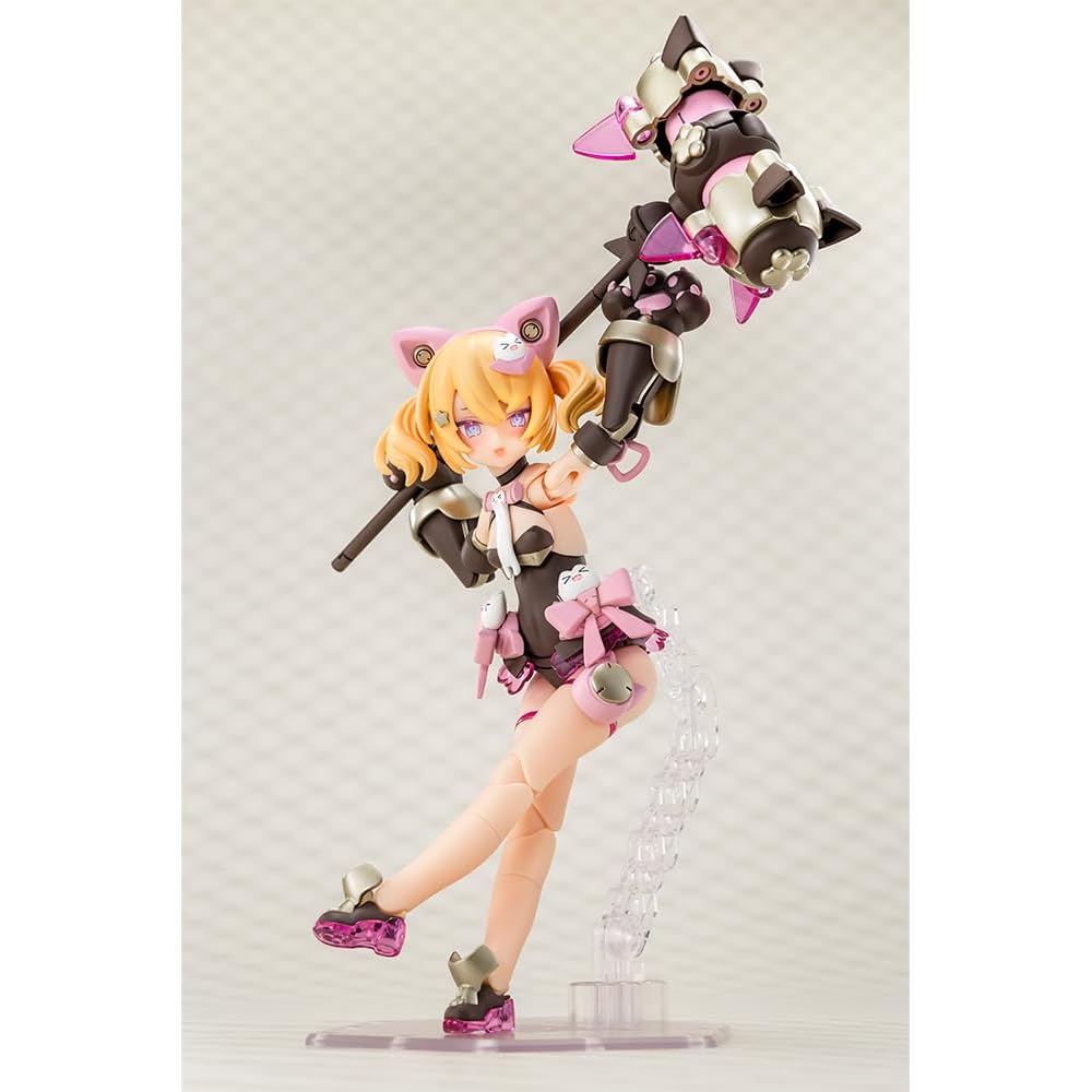 Kotobukiya Megami Device Puni Mofu Черная Мао Масштаб 135 мм Пластиковая модель