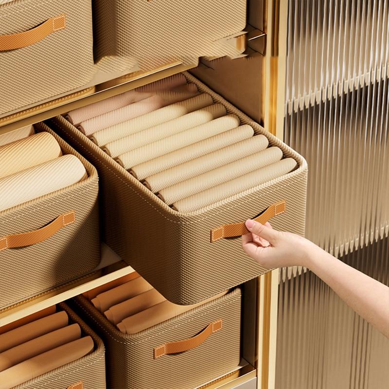 Thicken Clothes Organizer Pants Sweater Storage Cabinets Drawers Organizer Jeans Storage Box Wardrobe Clothes Storage Organizers