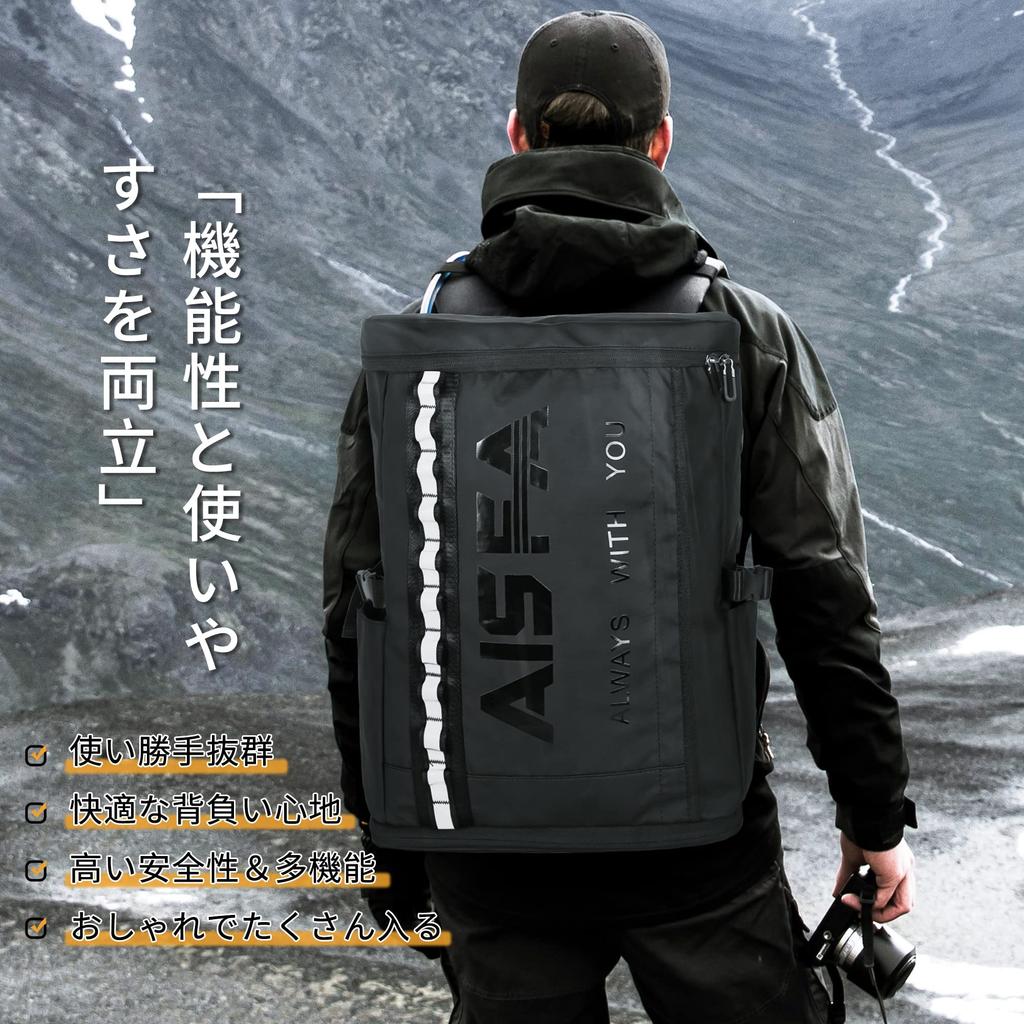 Предотвращение стихийных бедствий 17-дюймовый ПК бизнес-ноутбук 2 слоя расширения большой USB-порт для зарядки на открытом воздухе для мужчин и женщин [AISFA] рюкзак, мужской рюкзак,