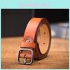 Elegant Waist Leather Belt Women Slim Design Simple Buckle Formal Use Casual