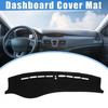 Чехол на приборную панель Защитный коврик для Hyundai Sonata 02-05 Полиэстер Черный