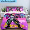 3PCS Red Black Apex Bedding Set,Including 1pc Duvet Cover And 2pcs Pillowcases Perfect for Bedroom, Dormitory, Fan Christmas gift