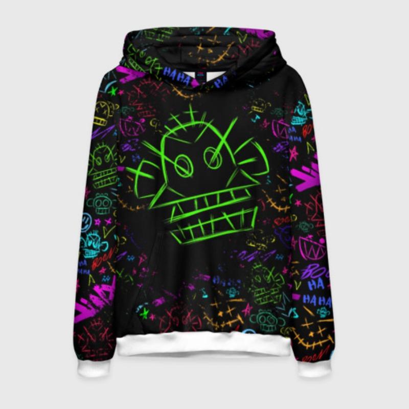 Популярная аниме-толстовка Arcane League Jinx с капюшоном с 3D-принтом для мужчин/женщин, мультяшный спортивный костюм, толстовка с длинным рукавом, детский пуловер, мужская одежда