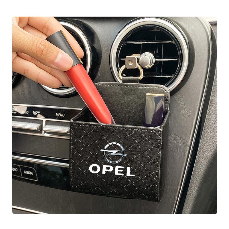 Car Air Outlet Storage Box Phone Lipstick Lighter Organizer For Opel Astra GTC Insignia Antara Meriva Zafira Vectra Mokka Corsa  LA7