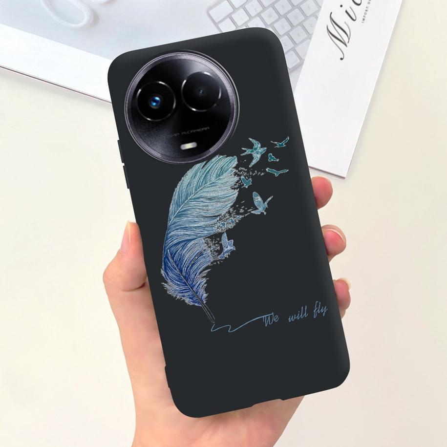 Ударопрочный Чехол Для Realme 11 5G / Realme 11X Чехол На Телефон Модный Девушки Мягкий Силикон Funda Для Realme11 11 X 2023 RMX3785 Coque