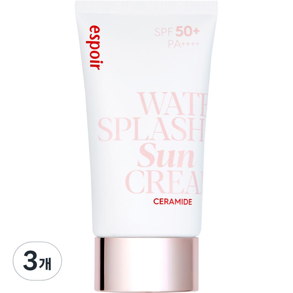 Espoir Water Splash Ceramide Sun Cream SPF50+ PA++++, 60ml, 3 Units