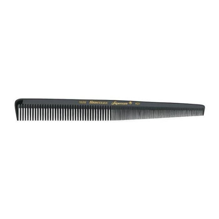 Peigne de coupe - Hercules Sagemann - 1628/401 - Ébonite - Double-face dents serrées/large - 19,1 cm