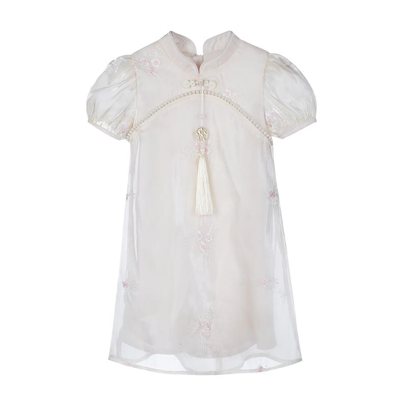 Fuluomi Girls' New Chinese Style Summer Dress