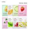 4pcs SADOER Plant Fruit Facial Mask Skin Care Product