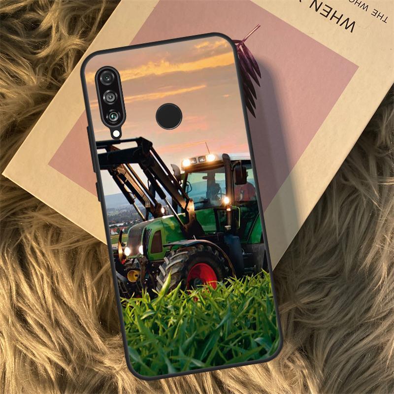 Чехол для телефона Huawei Nova 11i 12i 3i 7i 8i 9 10 SE Y60 Y61 Y70 Y72 Y73 Y90 Y91 P20 P30 P40 Lite с рисунком Фермерский трактор