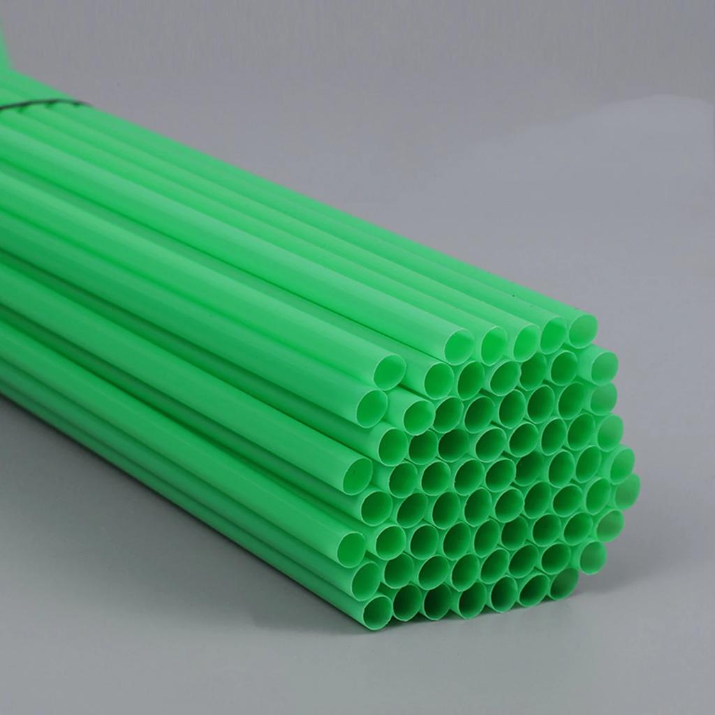 100 шт. - пластиковая прямая соломинка для одноразовых напитков с фруктовым соком