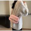 Ielgy All-Match Messenger Bag Trendy Shoulder Underarm Small Square Bag