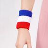 Sports Wristband Rainbow Striped Sweatbands Wrist Support for Men Women Gym Sports Supplies Breathable Elastic Wrist Brace