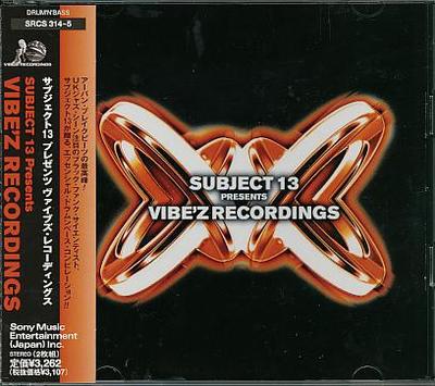 CD SUBJECT 13 - vibes recordings  SRCS3145 Vibez Recording 1997 Япония Танцевальная и Электронная Музыка Б/У